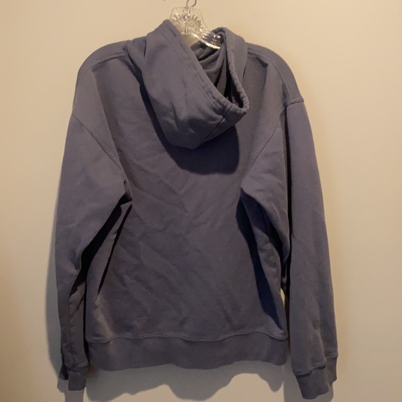 Blue Vintage Hoodie Heavy-Weight Sweatshirt - Picture 2 of 2